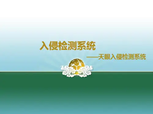 入侵检测系统
