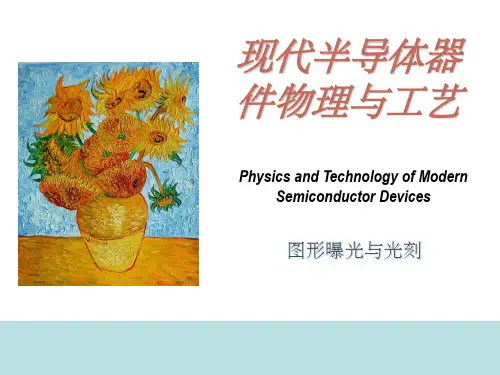 现代半导体器件物理与工艺ppt课件
