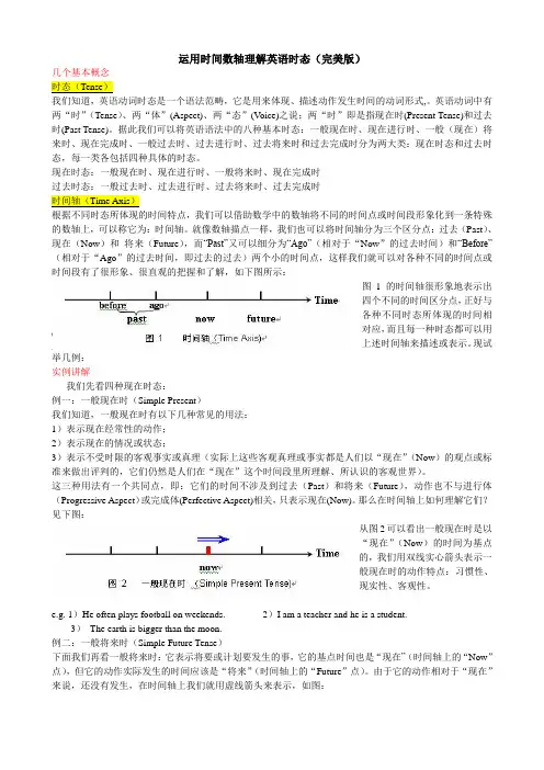 运用时间数轴理解英语时态(完美版)