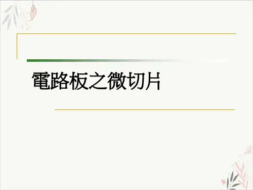 电路板之微切片PPT(PPT37张)