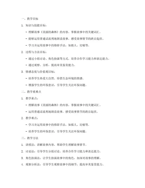 语言艺术教案模板范文