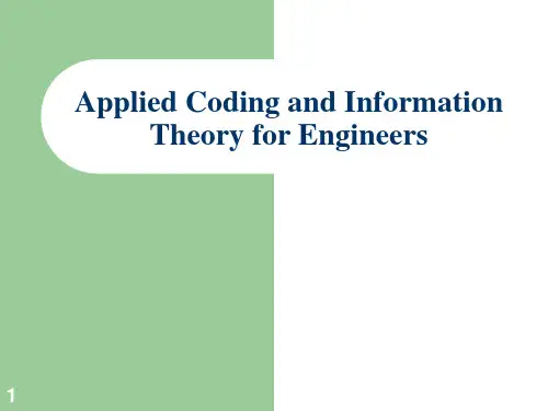 Coding and Information theory-chapter1