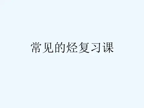 常见的烃复习课[可修改版ppt]