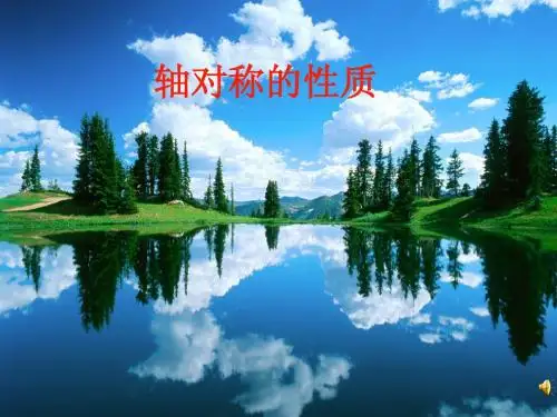 轴对称的性质