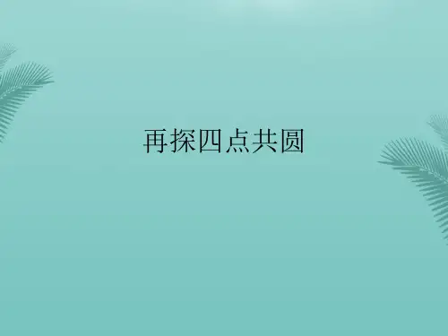 再探四点共圆(精选优秀)PPT
