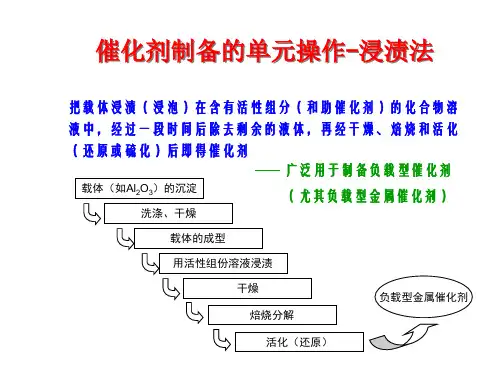 催化剂制备原理-浸渍法