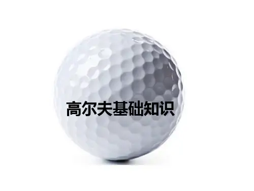 高尔夫基础知识