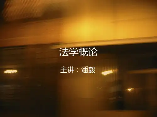 法学概论第一章