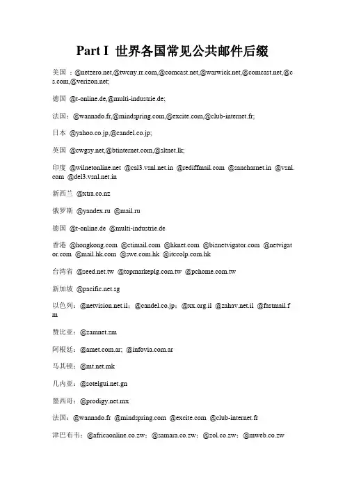 搜索用邮箱、域名、公司名及各语言引擎
