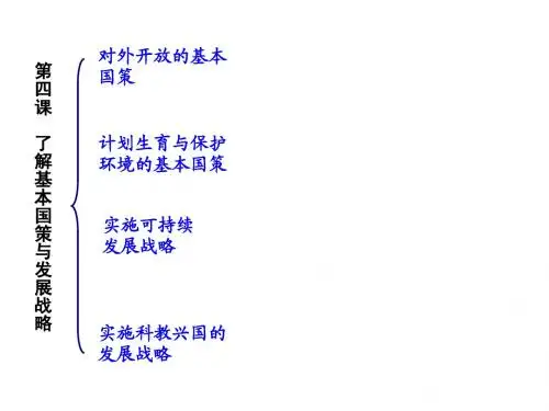 第四课基本国策