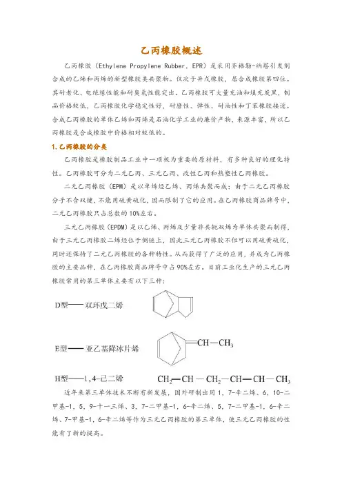 乙丙橡胶概述