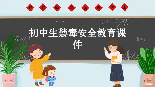 初中生禁毒安全教育课件