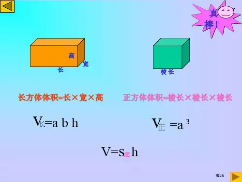 圆柱体积公开课一等奖优质课大赛微课获奖课件