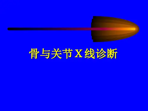 骨与关节X线诊
