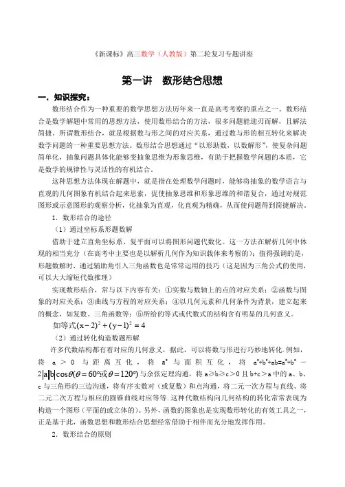 高三数学第二轮复习讲座