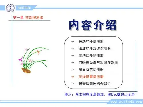 安防报警_前端探测器_无线报警探测器01