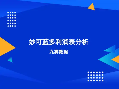 妙可蓝多利润表分析2022-03
