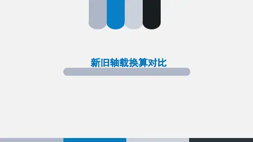 公路沥青路面设计规范JTGD新旧规范轴载换算