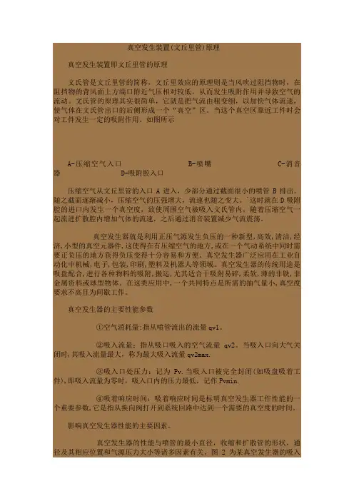 文丘里管原理