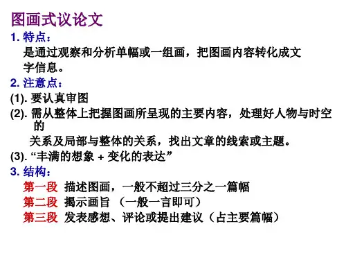 高考英语写作(看图说话)