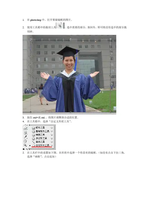 相框制作过程