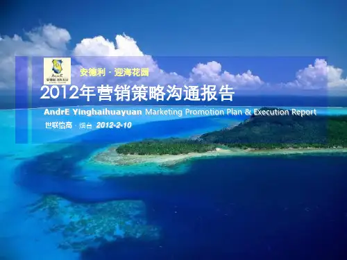 某房地产营销策略沟通报告.ppt