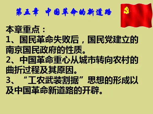 第五章  中国革命的新道路(近代史课件)
