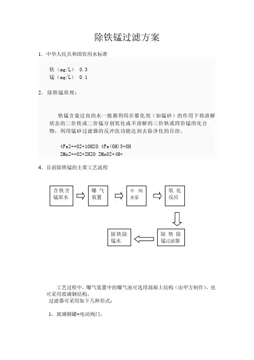 锰砂过滤器