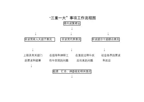 三重一大事项工作流程图【模板】