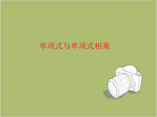 数学八上12.2.1 单项式乘以单项式  课件