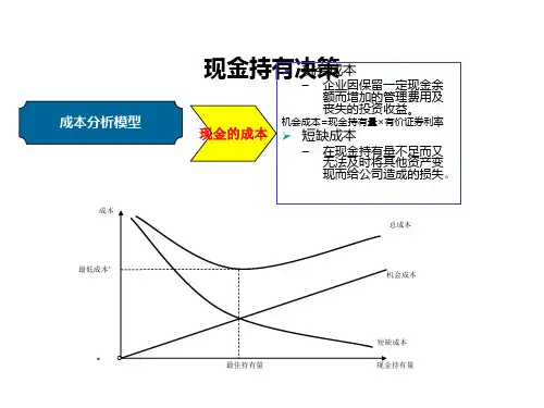 现金持有决策
