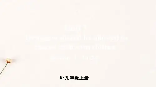 最新人教版初中九年级英语全一册集体备课第七单元Unit 7 教学课件PPT