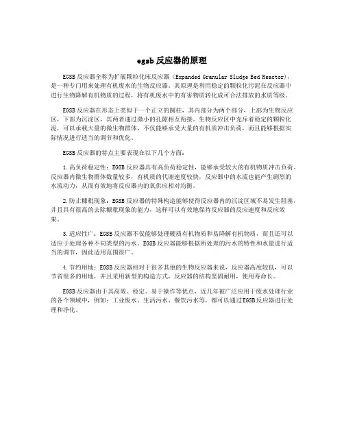 egsb反应器的原理