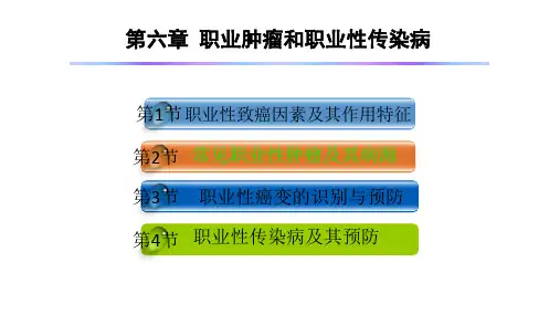 第6章  职业肿瘤和职业性传染病-2