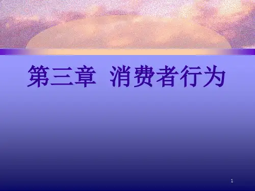 媒介经济学第三章消费者行为(霍斯金斯)
