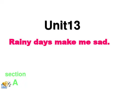 九年级英语 Unit 13单元课件