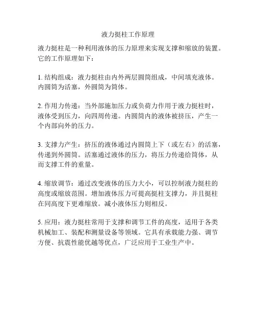 液力挺柱工作原理