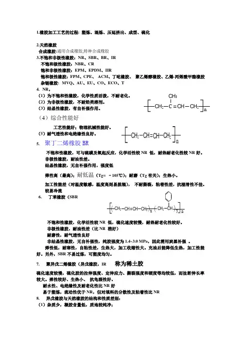 橡胶工艺原理