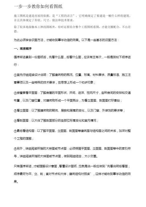 步一步教你如何看图纸