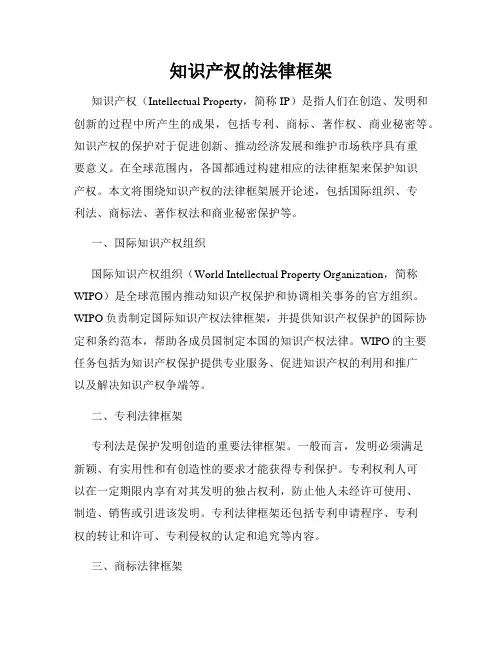 知识产权的法律框架