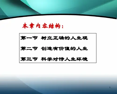 第一章人生的青春之问ppt课件