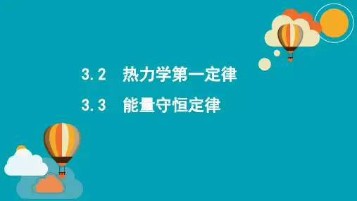 热力学第一定律 能量守恒定律 课件 (共22张PPT)