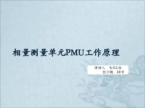 相量测量单元PMU工