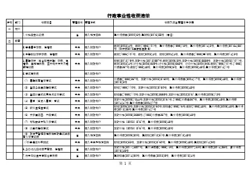 2017年河北省缴费清单