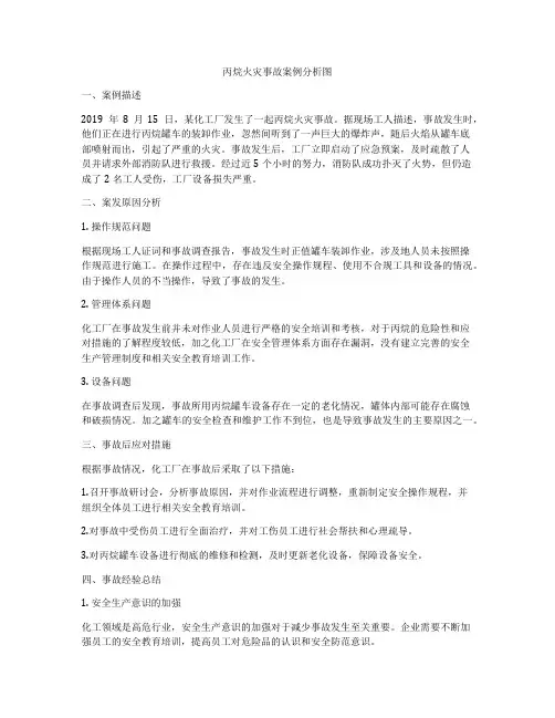 丙烷火灾事故案例分析图