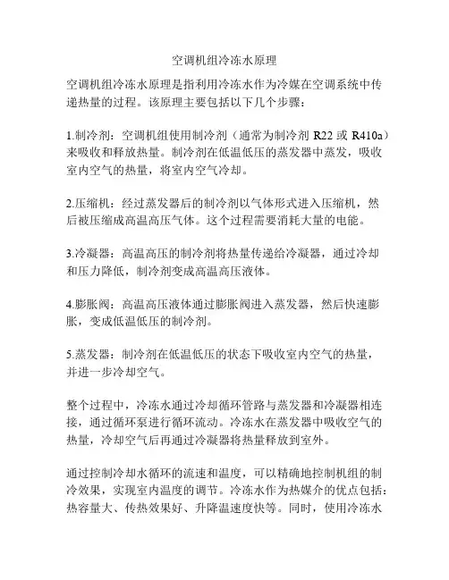 空调机组冷冻水原理