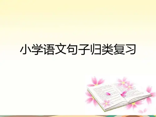 句子的类型-完整版ppt课件