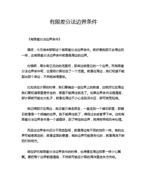 有限差分法边界条件