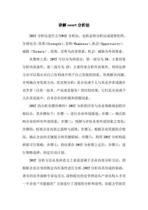 swart分析法