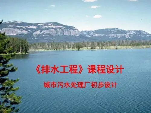 污水厂课程设计